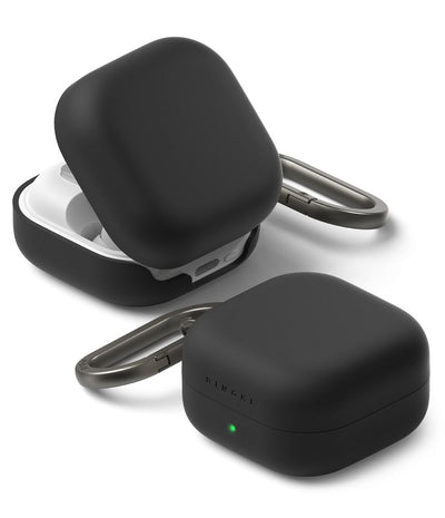 Husa Ringke Silicone pentru Samsung Galaxy Buds 4 / 4 Pro - Negru