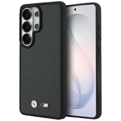 Husa BMW M Kevlar Logo Magsafe pentru Samsung Galaxy S26 Ultra - Negru