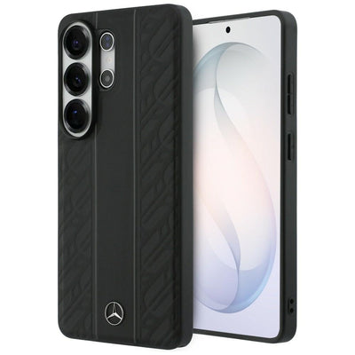 Husa Mercedes Laurel Leaves Vertical Stripes Magsafe pentru Samsung Galaxy S26 Ultra - Negru