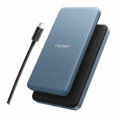 Acumulator extern Spigen Ea2205mq Essential Magsafe 5000MAH 22.5W QI2 - Bleumarin