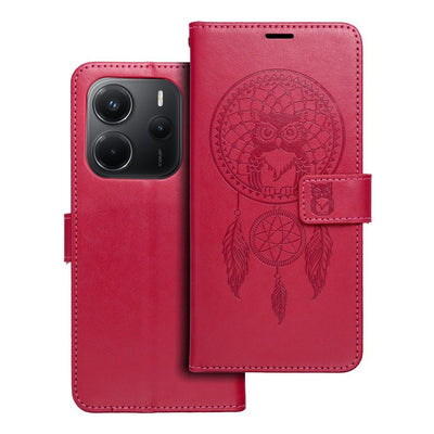 Husa Mezzo Book Flip pentru Xiaomi Redmi Note 14 5G Dreamcatcher Magenta