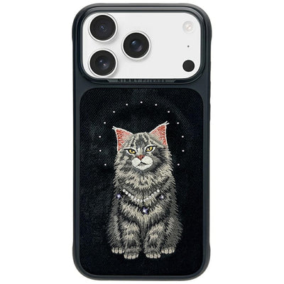 Husa Nimmy Lucky Fashion Cat Magsafe pentru iPhone 17 Pro - Negru