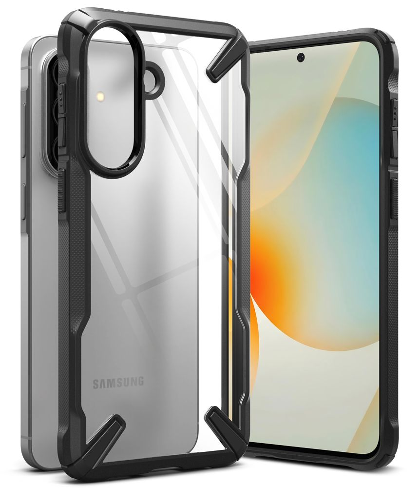 Husa Ringke Fusion X pentru Samsung Galaxy A57 5G - Transparent And Negru