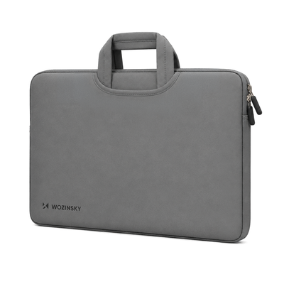 Geanta laptop Wozinsky 15.6" cu Retractable neopren Handle - Gri