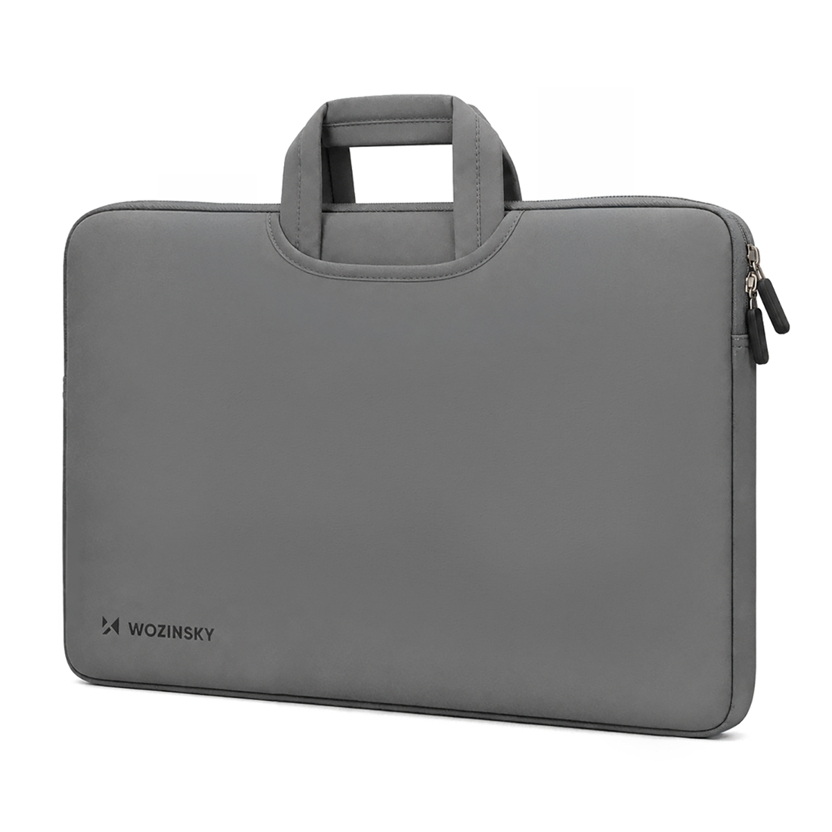 Geanta laptop Wozinsky 17.3" cu Retractable neopren Handle - Gri