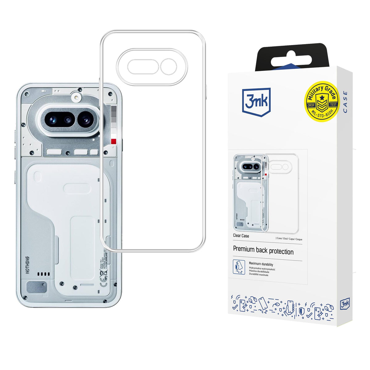 Husa 3mk Transparent pentru Nothing Phone (4a) - Transparent