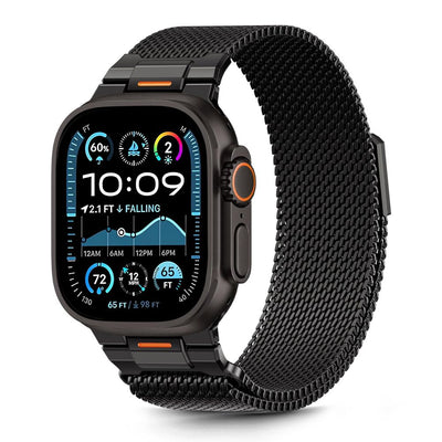 Curea Tech-protect Milano Vanguard Bracelet pentru Apple Watch (44 / 45 / 46 / 49 Mm) - Negru