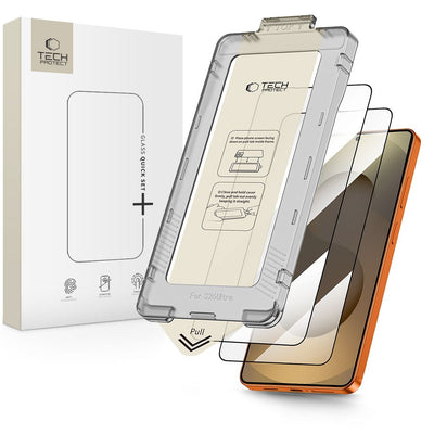 Folie Tech-protect Quick Set+ 2-Pack sticla pentru Samsung Galaxy S26 Ultra - Negru