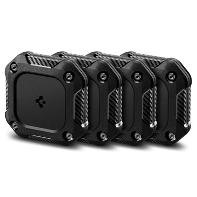 Husa Spigen Tough Armor 4-Pack pentru Apple AirTag 1/2 - Negru