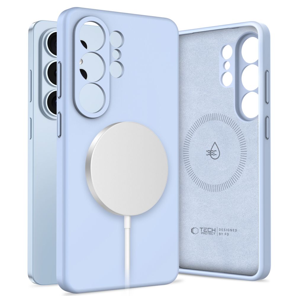 Husa Tech-protect Silicone Magsafe pentru Samsung Galaxy S26 Ultra - Albastru