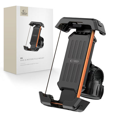 Suport auto Tech-protect V6 Handlebar Mount - Negru