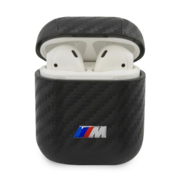 Husa BMW PU Carbon M Collection Na AirPods 1 / 2 Cover - Negru