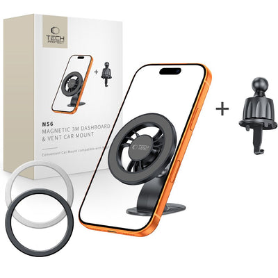 Suport auto Tech-protect N56 pentru Cockpit/Air Vent - Negru