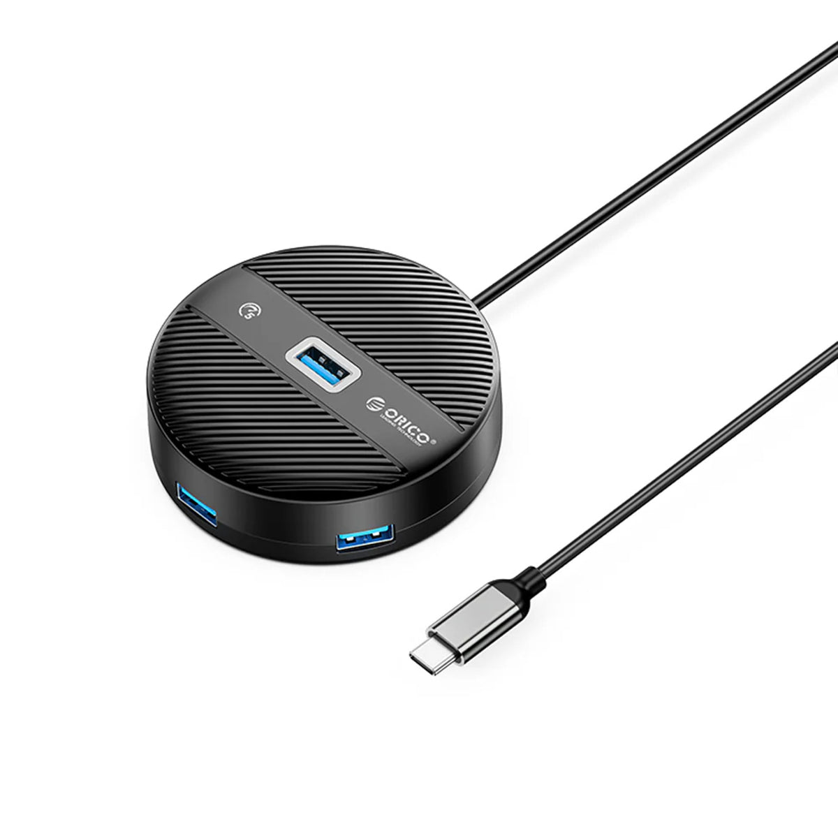 Cablu Orico 4-port USB Hub 1x Usb-a 3.0 3x Usb-a 2.0 0.3 M - Negru