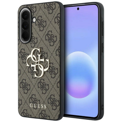 Husa Guess Leather 4G Metal Logo Na Samsung Galaxy A57 5G - Brązowe