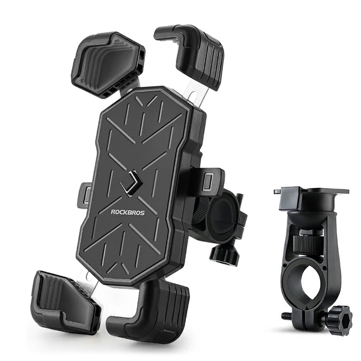 Suport Rockbros Handlebar Clamp Phone - Negru And Gri