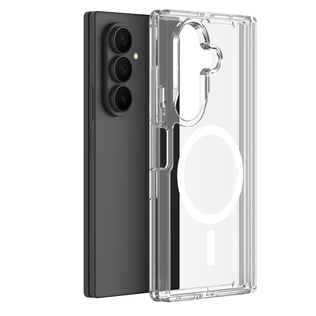 Husa Dux Ducis Clin Mag pentru Samsung Galaxy Z Fold 8 / Z Fold 7 Compatible cu Magsafe - Transparent