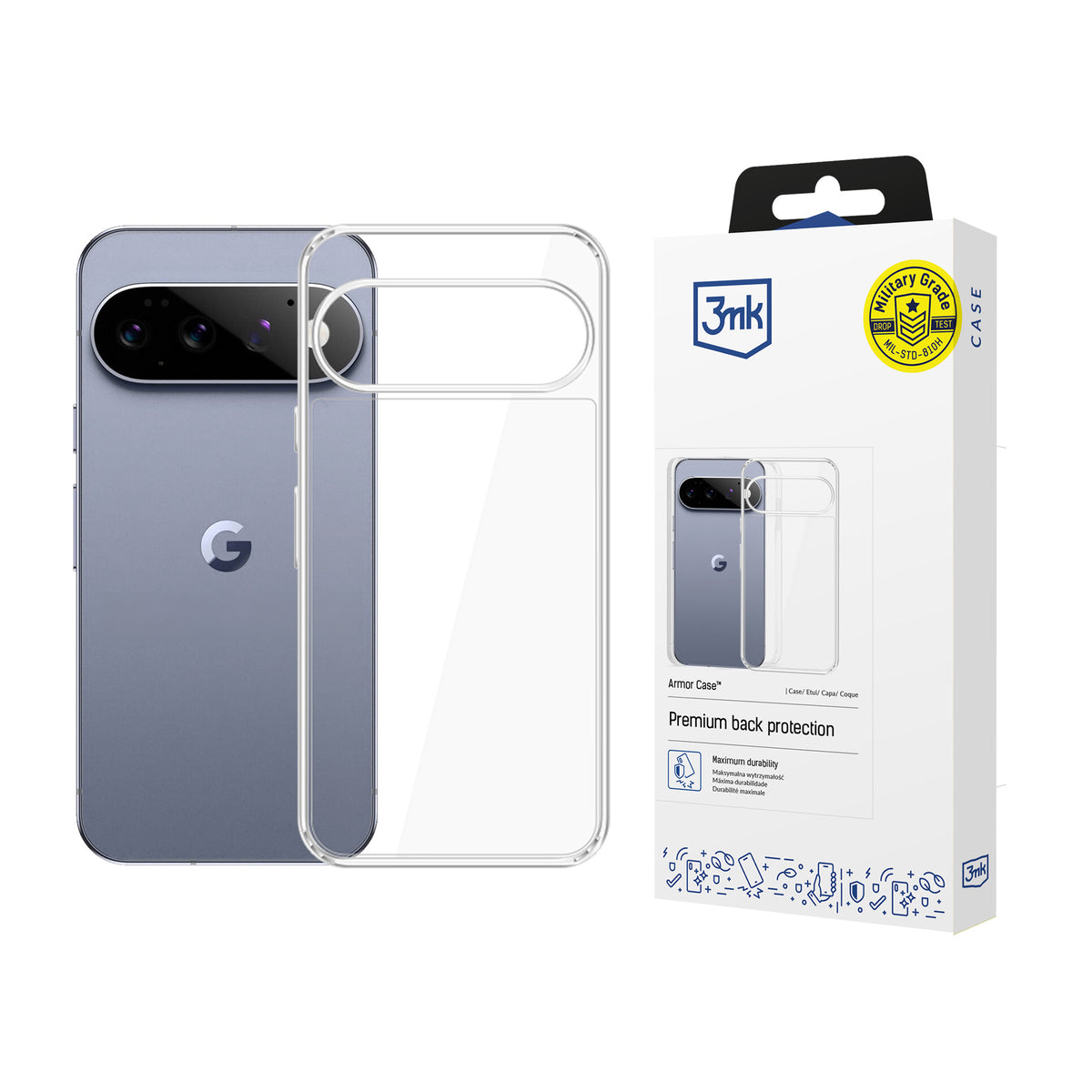 Husa 3mk Armor pentru Google Pixel 11 - Transparent
