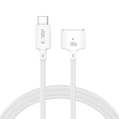 Cablu Tech-protect Mmc01 Ultraboost Usb-c / Usb-c Magsafe 3 140W 200cm pentru MacBook - Alb