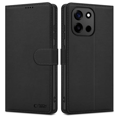 Husa Tech-protect Wallet pentru OnePlus Nord 6 - Negru