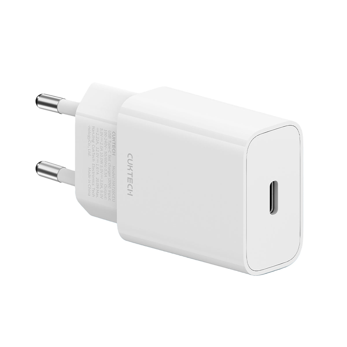 Incarcator Cuktech 20W Type-c EU Plug Alb