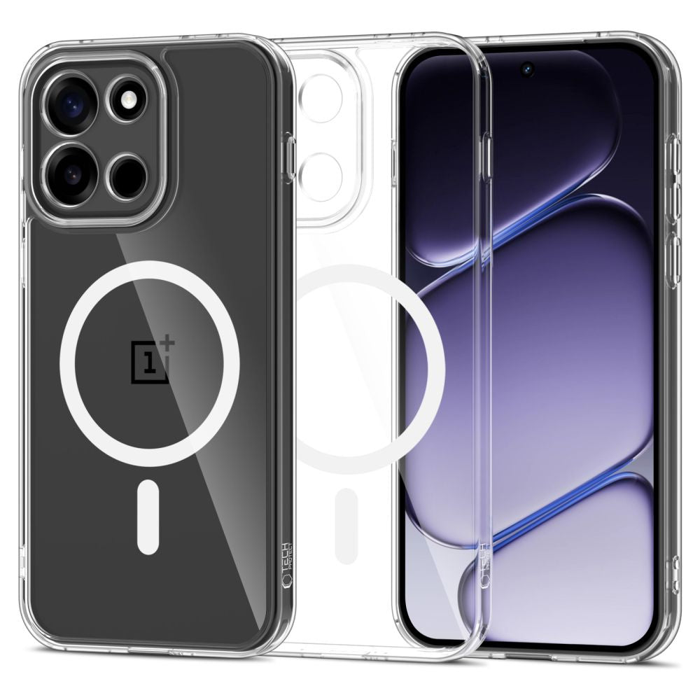 Husa Tech-protect Flexair Hybrid Magsafe pentru OnePlus Nord 6 - Transparent