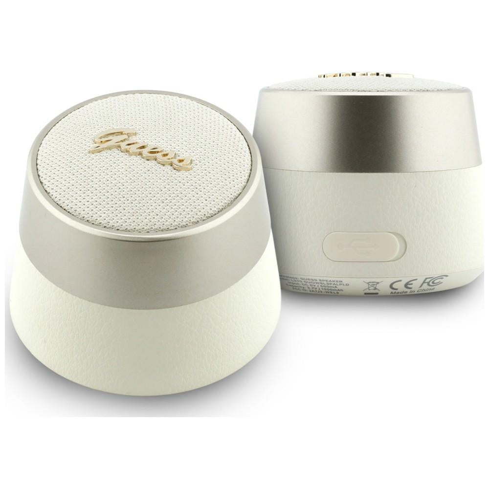 Boxa Bluetooth Guess 5W Script Metal Logo - Auriu