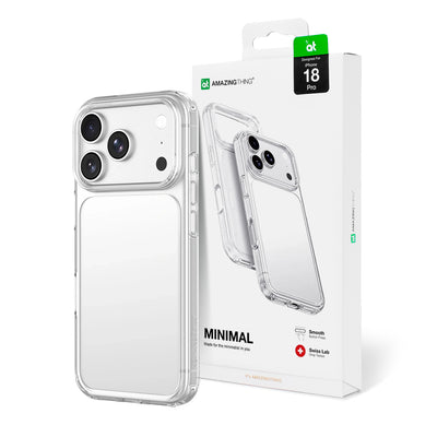 Husa Amazingthing Minimal Drop Proof 3 lentila pentru iPhone 18 Pro - Transparent