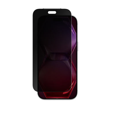 Folie Amazingthing Titan +Care mat Privacy sticla pentru iPhone 18 Pro Max cu Mounting Frame