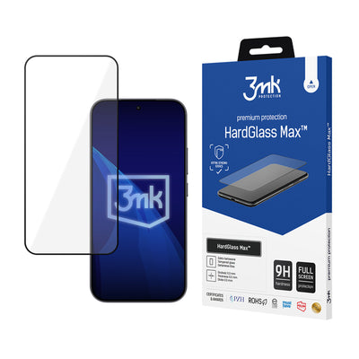 Folie sticla 3mk Hardglass Max Negru pentru Xiaomi 17T