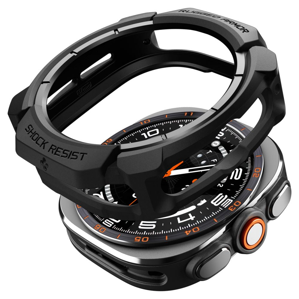 Husa Spigen Rugged Armor pentru Samsung Galaxy Watch Ultra 47mm - mat Negru