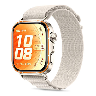 Curea Tech-protect Nylon Pro pentru Huawei Watch Fit 3 / 4 / 4 Pro / 5 / 5 Pro - Bej