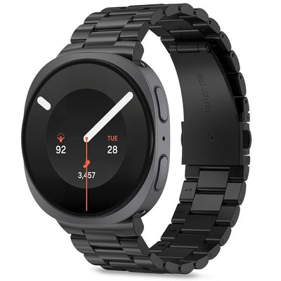 Curea Tech-protect Stainless Steel Bracelet pentru Samsung Galaxy Watch 40/44/46 Mm - Negru