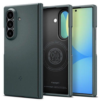 Husa Spigen Air Fit Pro Magsafe pentru Samsung Galaxy Z Fold 8 Ultra - Verde inchis