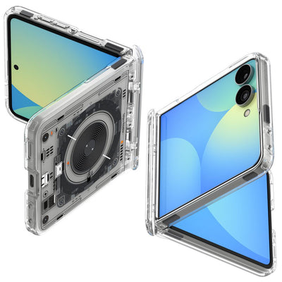 Husa Spigen Ultra Hybrid Pro Magsafe pentru Samsung Galaxy Z Flip 8 Neo One - Gri/Negru