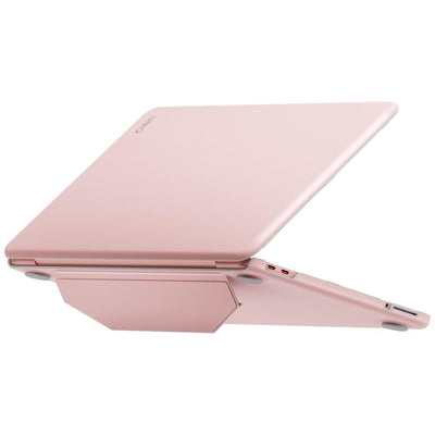 Husa laptop Uniq Lyden Versa pentru MacBook Neo - Roz