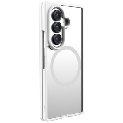 Husa Uniq Veren AF Magclick Charging pentru Samsung Galaxy Z Flip 8 - Alb