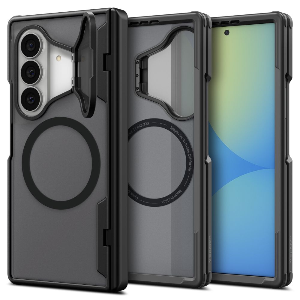 Husa Spigen Optik Armor Pro Magsafe pentru Samsung Galaxy Z Fold 8 Ultra - Negru