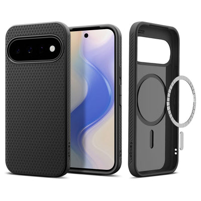 Husa Spigen Liquid Air Mag Magsafe pentru Google Pixel 11 - Matte Negru