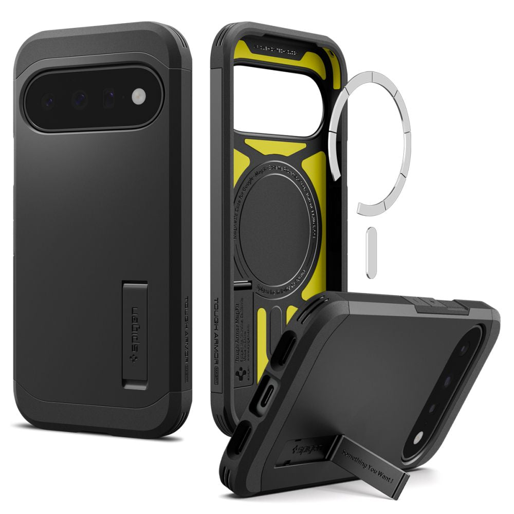 Husa Spigen Tough Armor Mag Magsafe pentru Google Pixel 11 - Negru