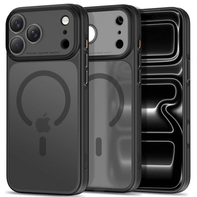 Husa Tech-protect Magprime Magsafe CC pentru iPhone 18 Pro / iPhone 17 Pro - mat Negru