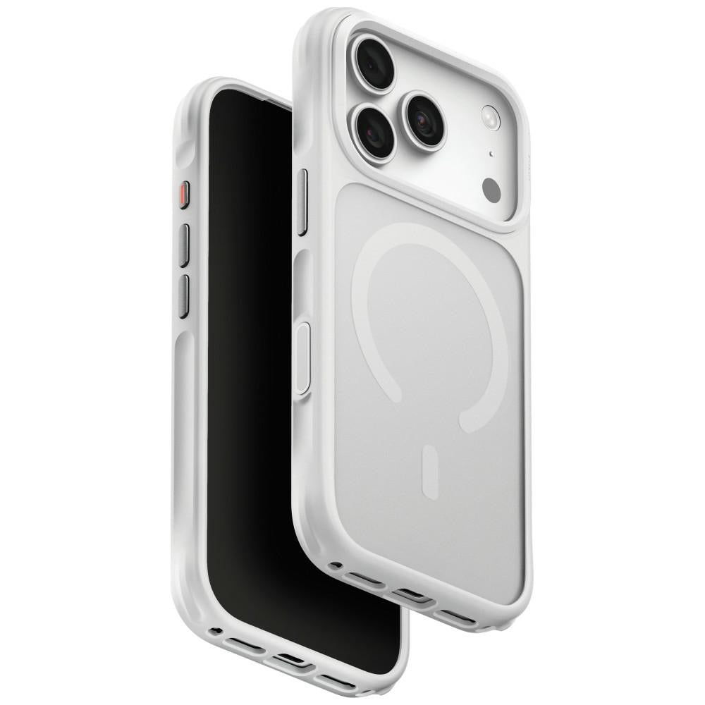 Husa Uniq Veren Magclick Charging pentru iPhone 18 Pro / 17 Pro - Alb