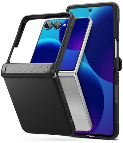 Husa Ringke Onyx Flap pentru Samsung Galaxy Z Flip 8 - Negru