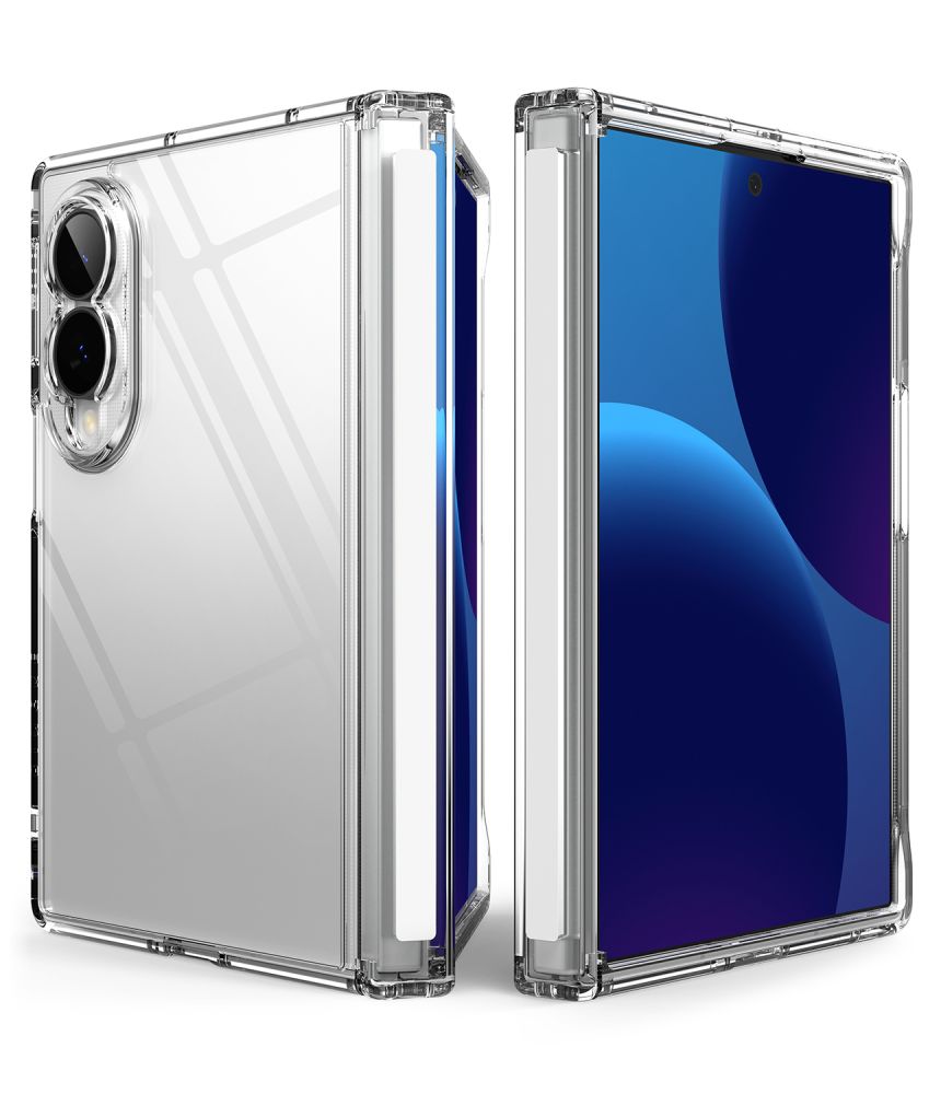 Husa Ringke Fusion Flap pentru Samsung Galaxy Z Fold 8 - Transparent