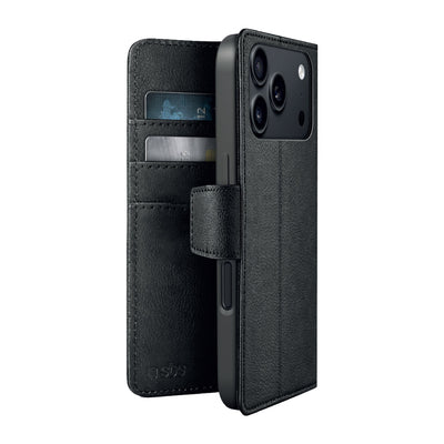 Husa SBS portofel Classic Mag pentru iPhone 18 Pro Max cu portofel si Stand, Magsafe Compatible - Negru