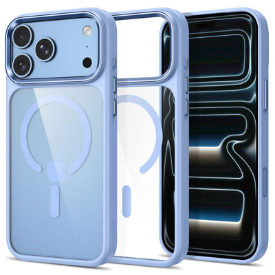 Husa Tech-protect Magmat Magsafe CC pentru iPhone 17 Pro Max / 18 Pro Max - Transparent Albastru deschis