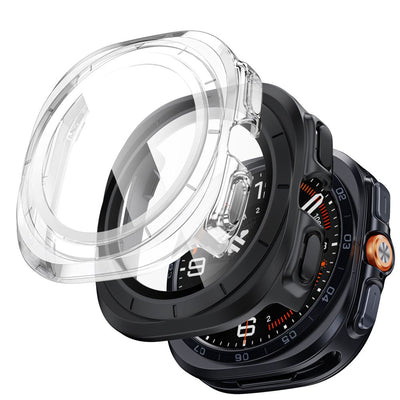 Husa Tech-protect Defense 2-Pack pentru Samsung Galaxy Watch Ultra 47mm - Transparent mat Negru