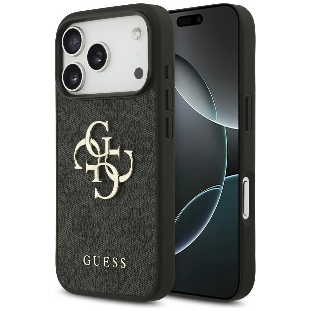 Husa Guess 4G Big Logo pentru iPhone 17 Pro / 18 Pro - Negru