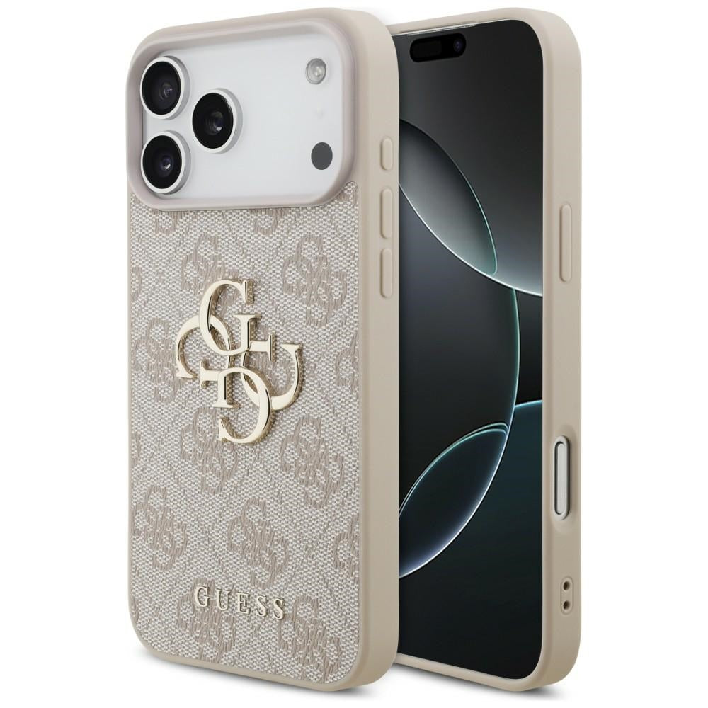 Husa Guess 4G Big Logo pentru iPhone 17 Pro Max / 18 Pro Max - Roz