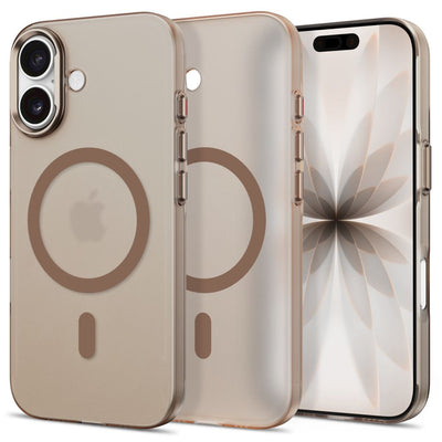 Husa Tech-protect Magzero Magsafe pentru iPhone 17 - Bej-Maro mat